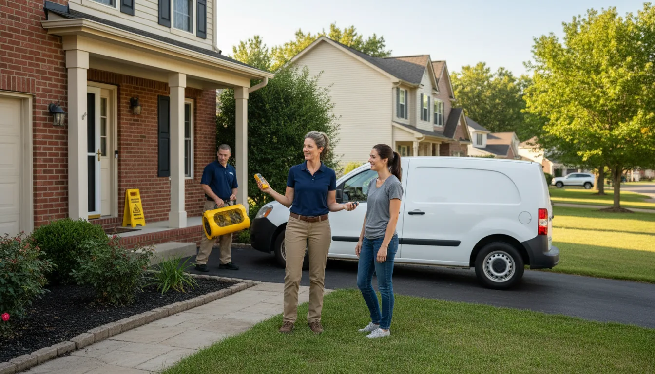 Water restoration image for Home Water Damage Repair in West Harrison, IN